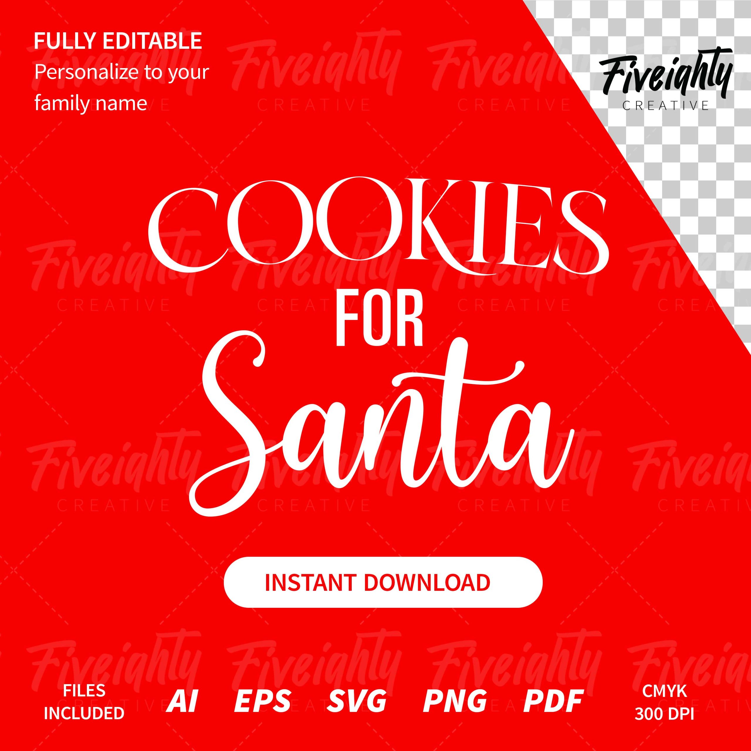 Christmas – Cookies for Santa Vector Art